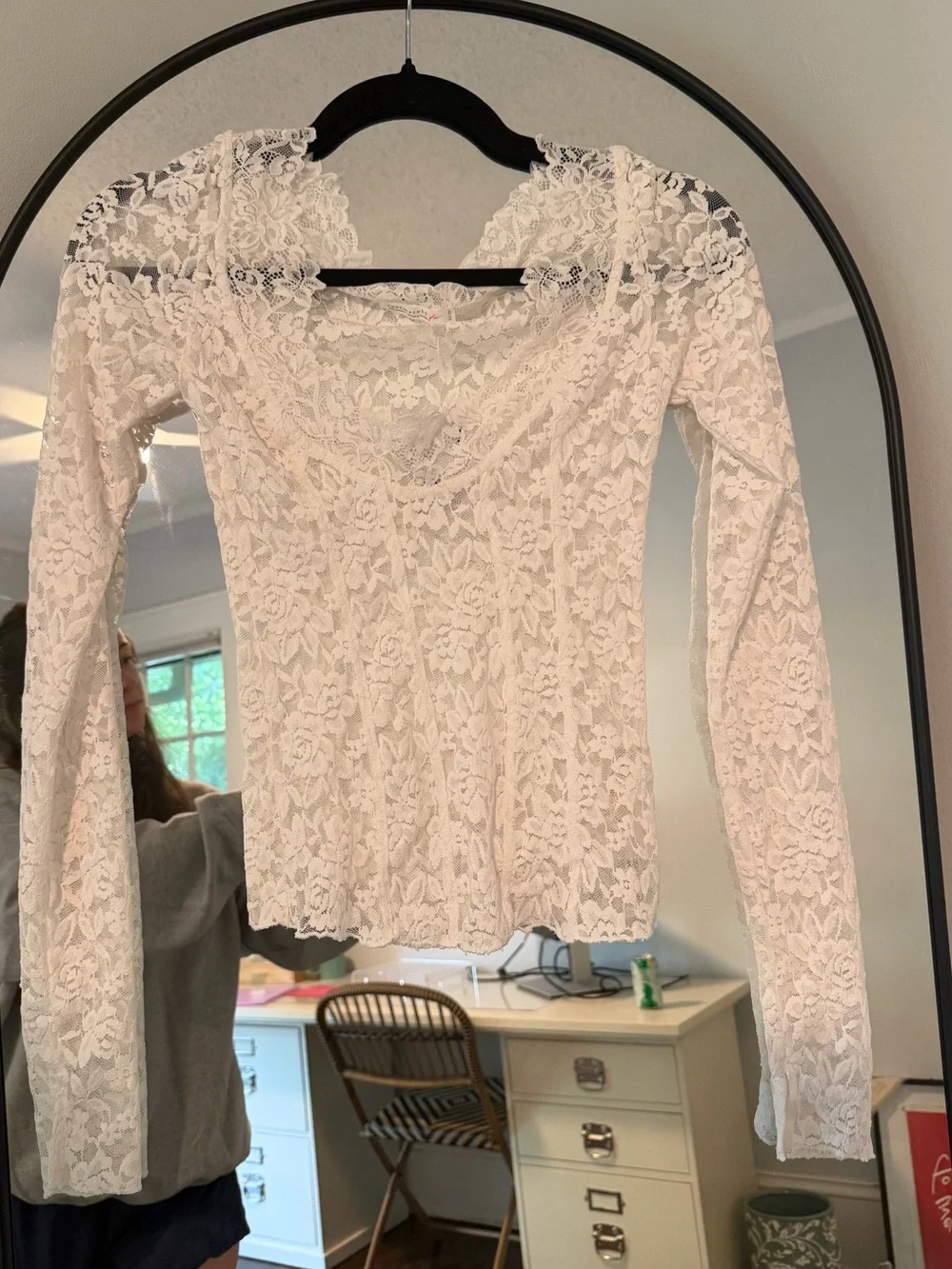 Free People Lace Long Sleeve XS